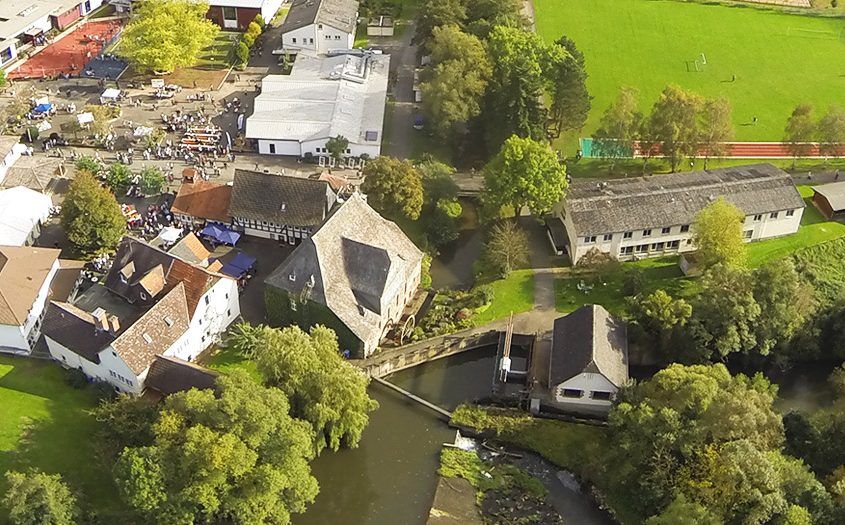 Internat Steinmühle Vogelperspektive
