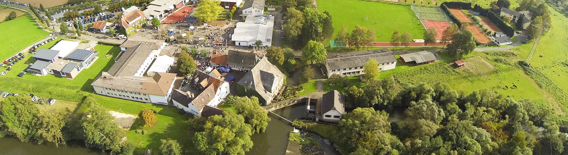 Internat Steinmühle Vogelperspektive