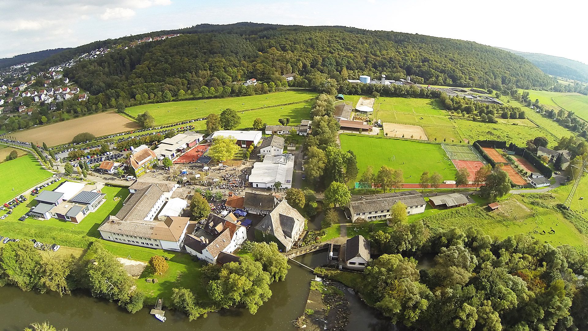 Steinmühle von oben