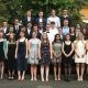 gruppenfoto von schülerinnen und schülern aus dem internat landschulheim steinmühle in marburg, hessen