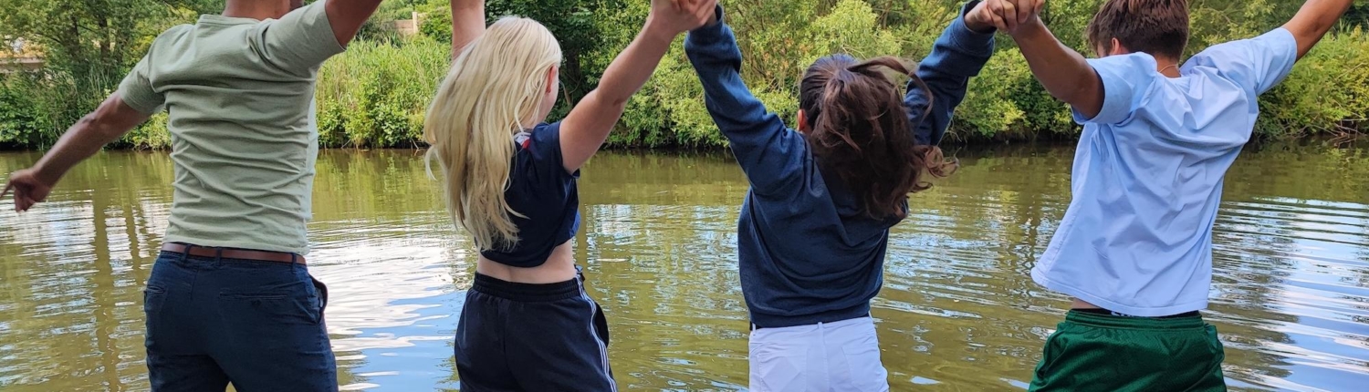 Sprung an der Lahn